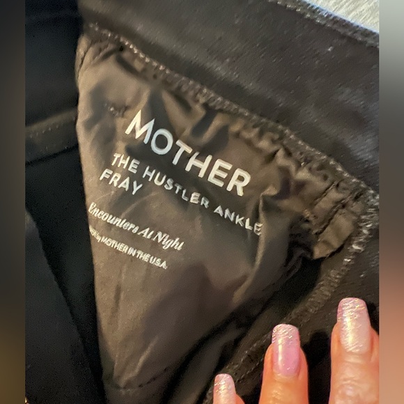 Mother The Hustler Ankle Fray Encounters Black Anthropology New $238- 24/25 - Picture 13 of 15